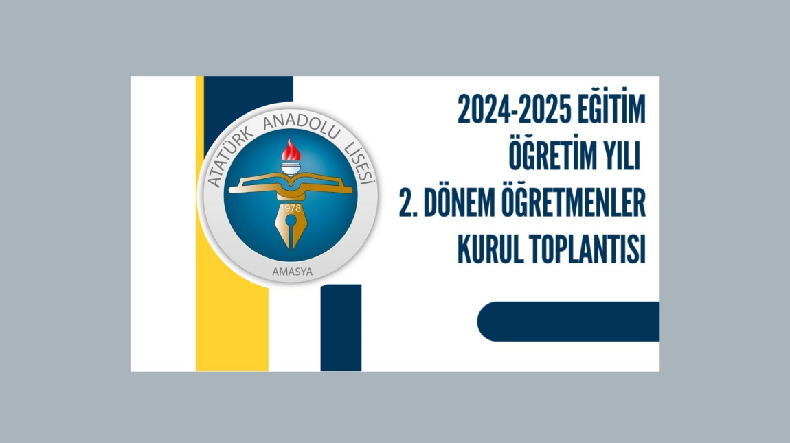 2024-2025 Eğitim Öğretim Yılı 2. Dönem Öğretmenler Kurul Toplantısı